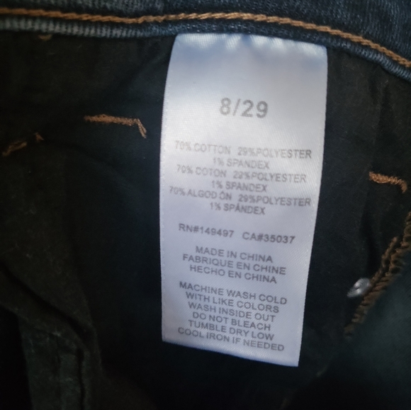 Sam Edelman Stiletto High Rise Crop Jeans Size 8/29 - Picture 6 of 6